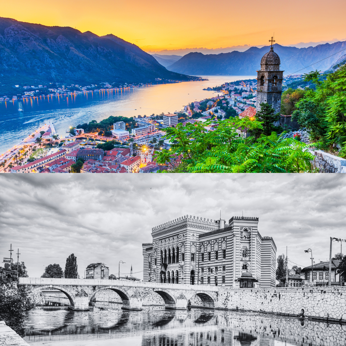 Sarajevo to Kotor Private Transfer