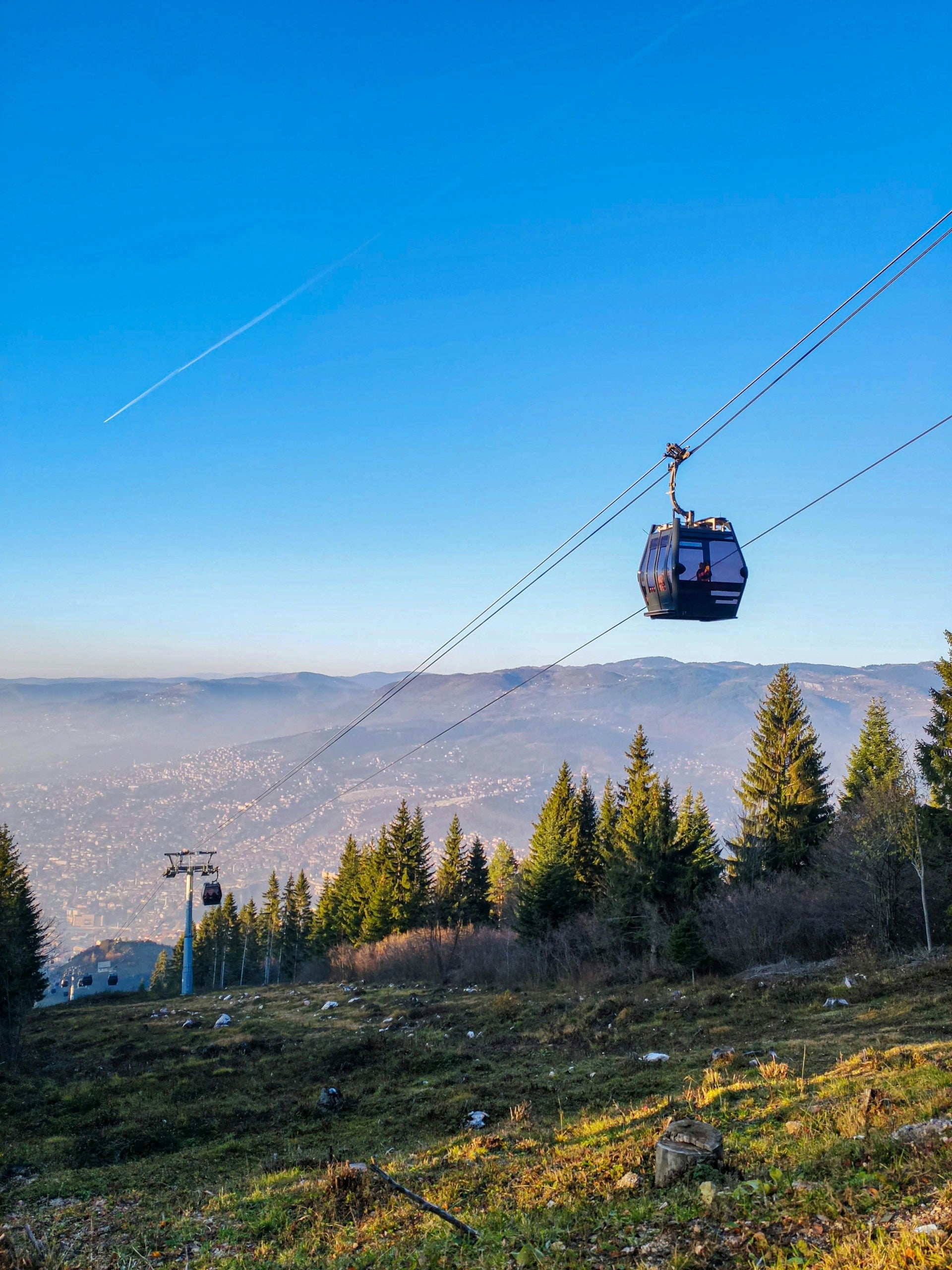 Cable car, Trebević mountain - Photo by Mujo Hasanović